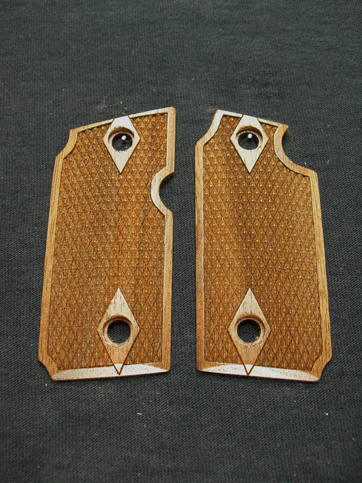 Walnut Double Diamond Sig Sauer P238 Grips