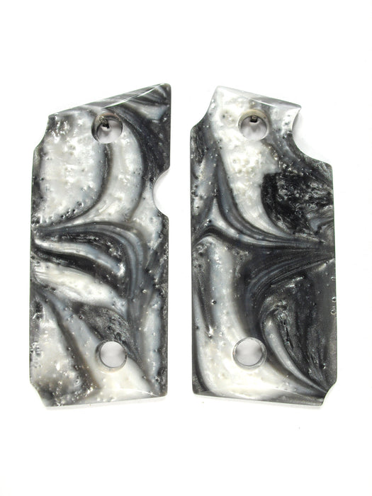 Silver & White Pearl Sig Sauer P238 Grips