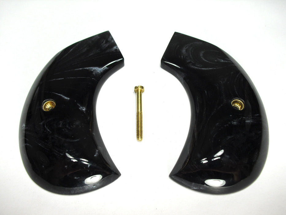 Black Pearl Ruger Vaquero Birdshead Grips X