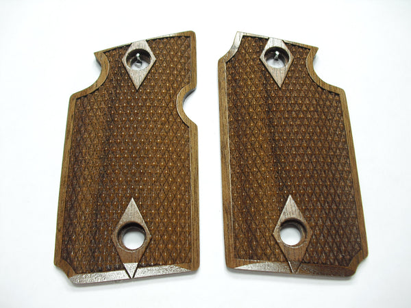 Walnut Double Diamond Sig Sauer P938 Grips