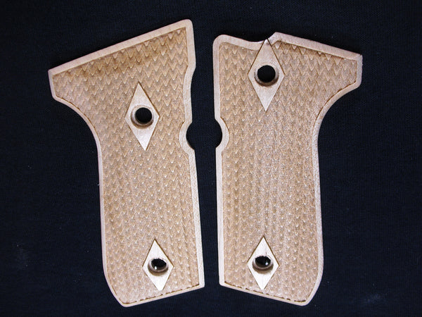 Maple Dragon Scale Beretta 92fs Grips X