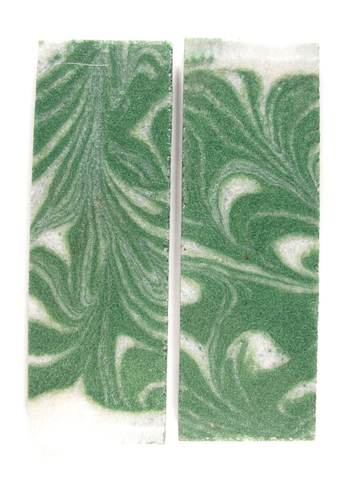Dark Green & White Pearl Scale Sets