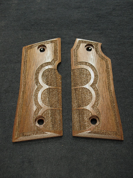 Walnut Grip Tape Texture Colt Mustang Pocketlite Grips