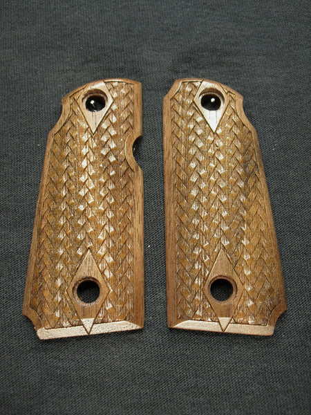 Walnut Braided Weave Kimber Micro 380 Grips