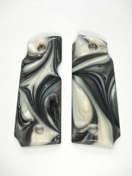 Silver & White Pearl Kimber Micro 380 Grips