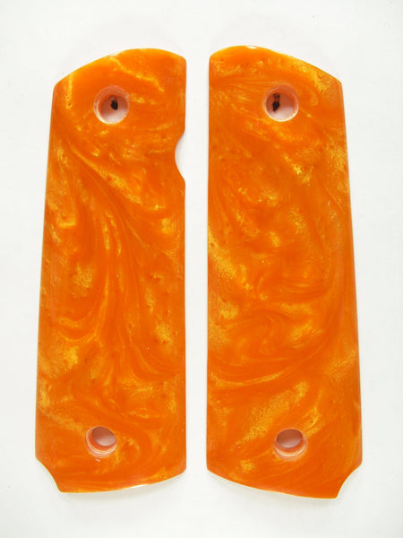 Orange Pearl 1911 Grips (Compact)