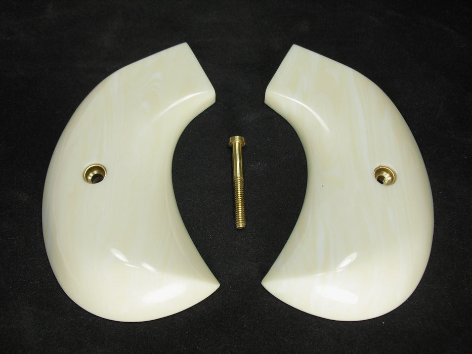 Faux Ivory Ruger Vaquero Birdshead Grips