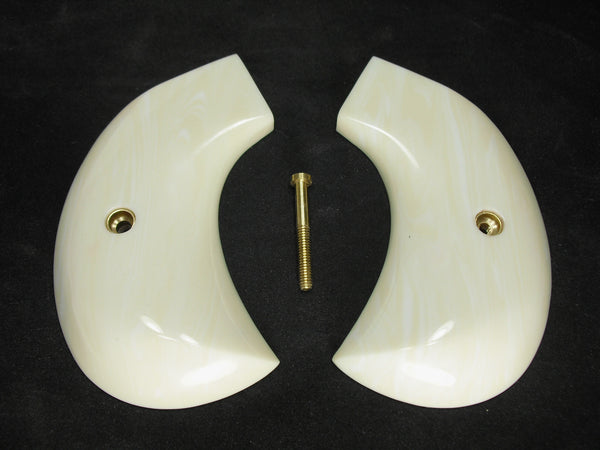 Faux Ivory Ruger Vaquero Birdshead Grips