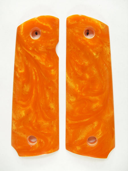 --Orange Pearl 1911 Grips (Full Size)
