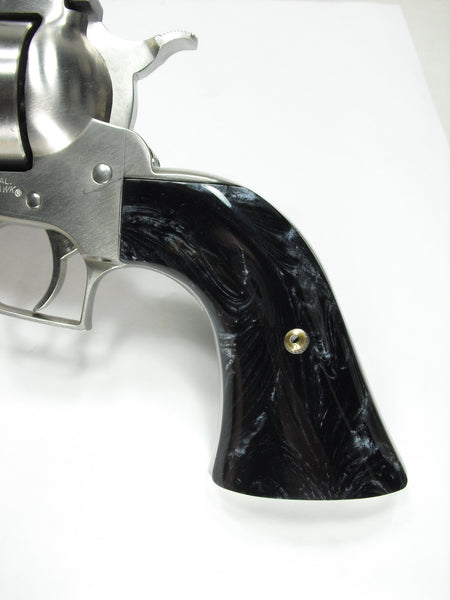 Black Pearl Ruger Super Blackhawk Grips X