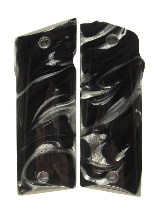 Silver & Black Pearl Coonan .357 Grips