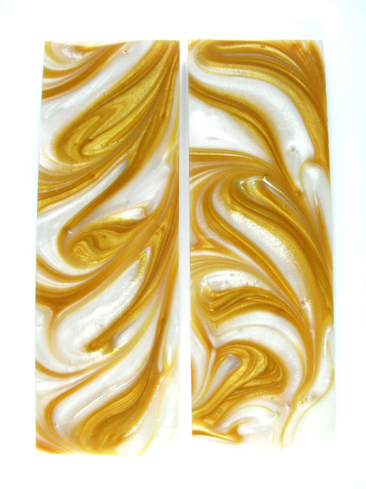 White & Gold Pearl Scale Sets