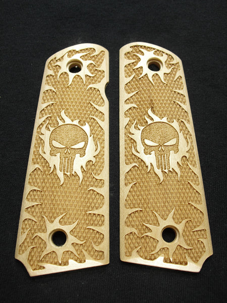 Maple Punisher #1 1911 Grips (Full Size) X
