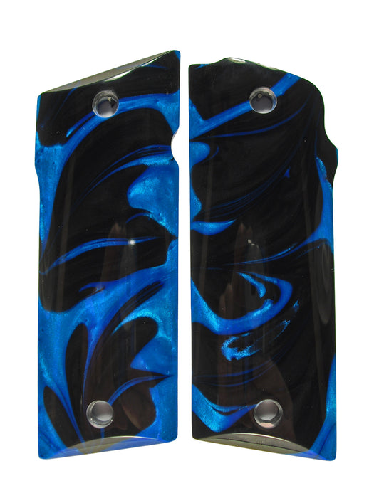 Blue & Black Pearl Coonan .357 Grips