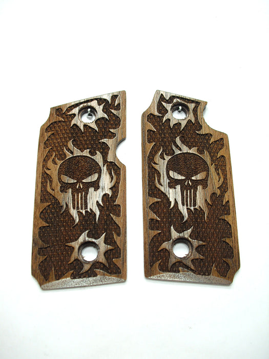 Walnut Punisher #1 Sig Sauer P238 Grips X