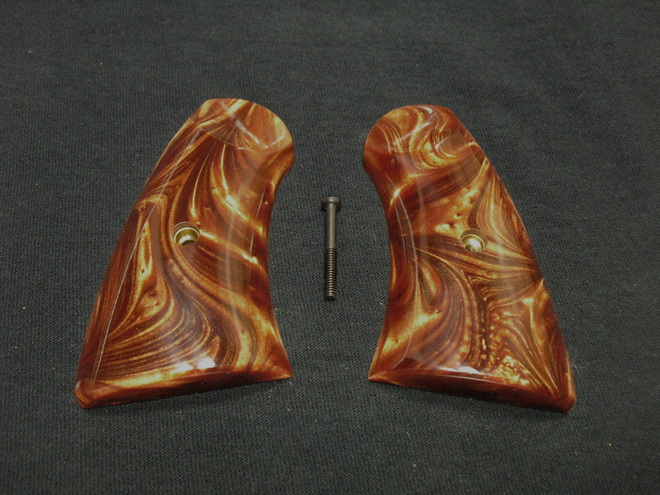 Copper Pearl Uberti Schofield Grips