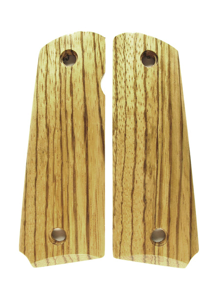 Finished Zebrawood 1911 Grips (Full Size)