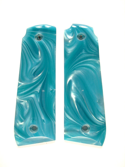 Tiffany Blue Pearl Ruger Mark IV 22/45 Grips
