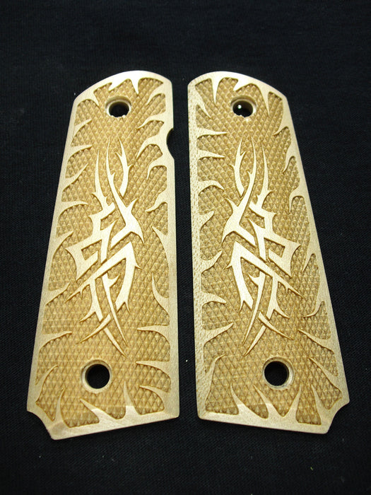 Maple Tribal 1911 Grips (Full Size) X