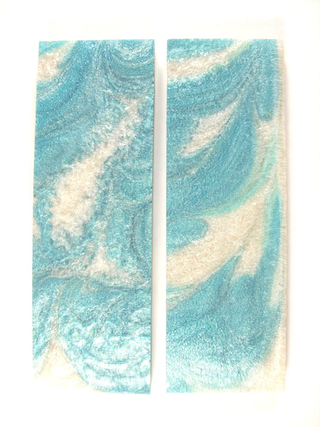 White & Tiffany Blue Pearl Scale Sets