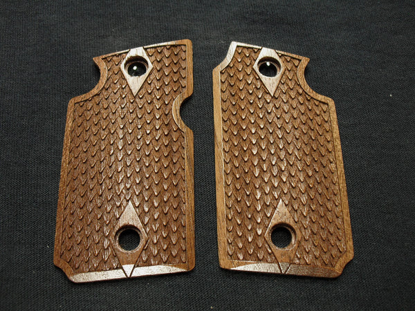 Walnut Dragon Scale Sig Sauer P938 Grips X