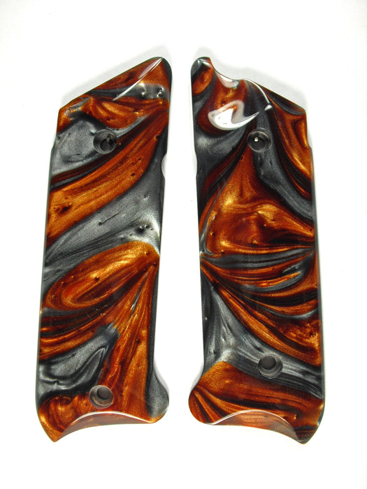 Copper & Silver Pearl Ruger Mark IV Grips