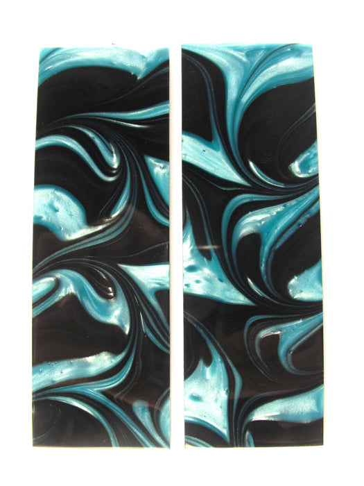 Black & Tiffany Blue Pearl Scale Sets