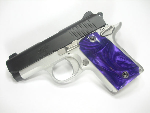 Purple Pearl Kimber Micro 9 Grips