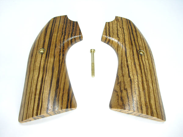 --Finished Zebrawood Ruger Vaquero Bisley Grips