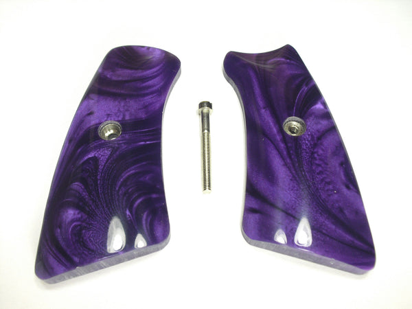 --Purple Pearl Ruger Gp100 Grip Inserts