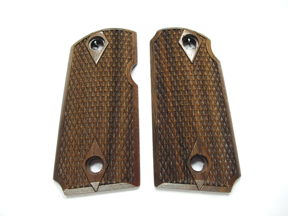 Walnut Double Diamond Kimber Micro 9 Grips