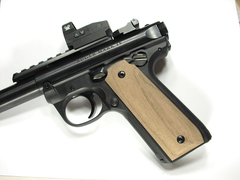 Unfinished Walnut Ruger Mark IV 22/45 Grips