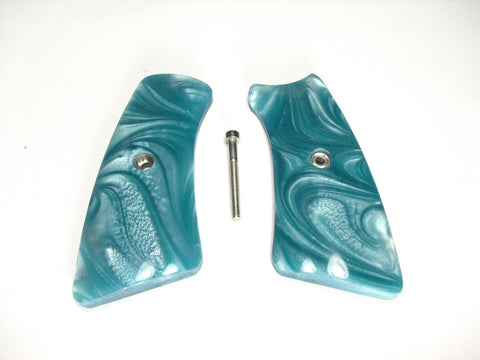 Tiffany Blue Pearl Ruger Gp100 Grip Inserts