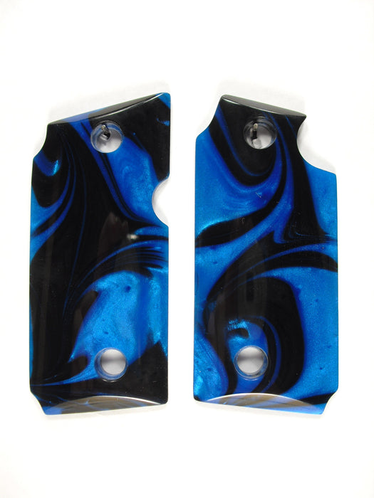 Blue & Black Pearl Sig Sauer P238 Grips