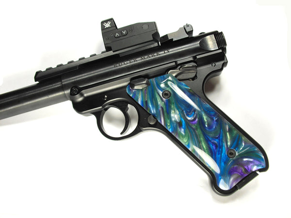 Abalone Pearl Ruger Mark IV Grips
