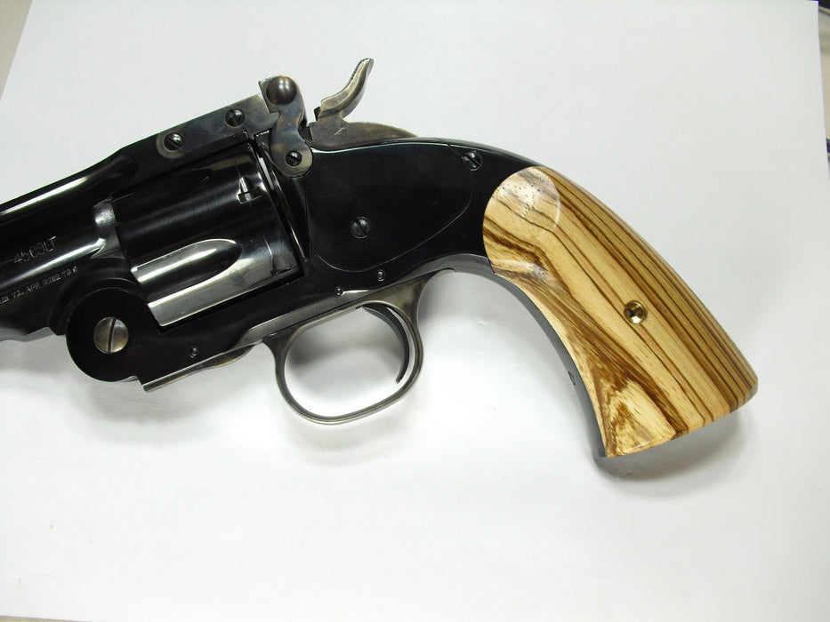 Finished Zebrawood Uberti Schofield Grips X