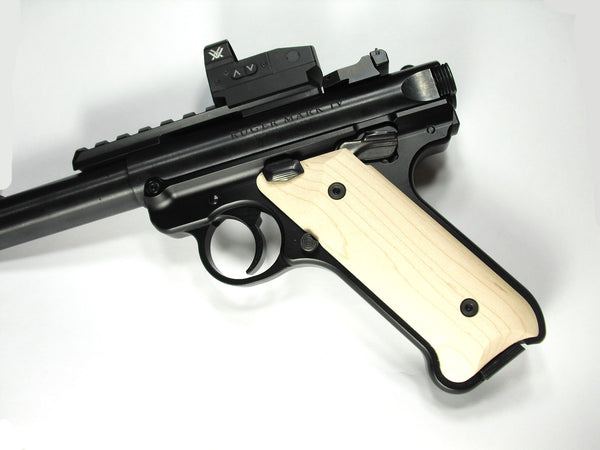 Unfinished Maple Ruger Mark IV Grips