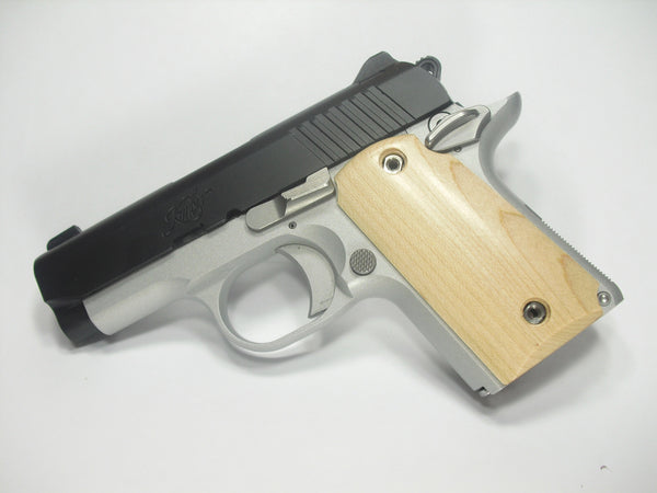 Finished Maple Kimber Micro 9 Grips
