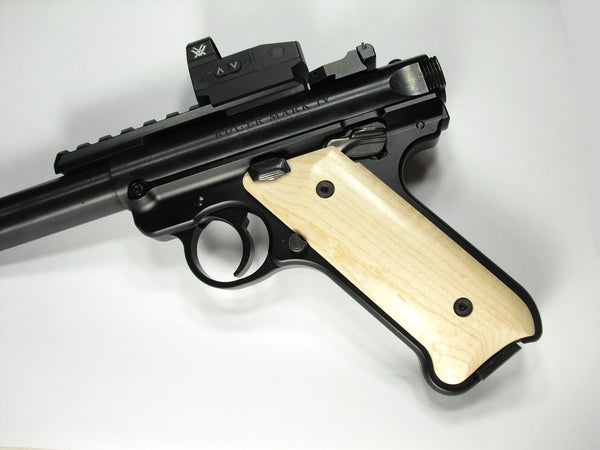 --Finished Maple Ruger Mark IV Grips