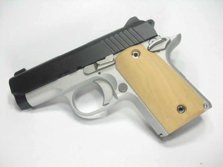 Unfinished Cherry Kimber Micro 9 Grips