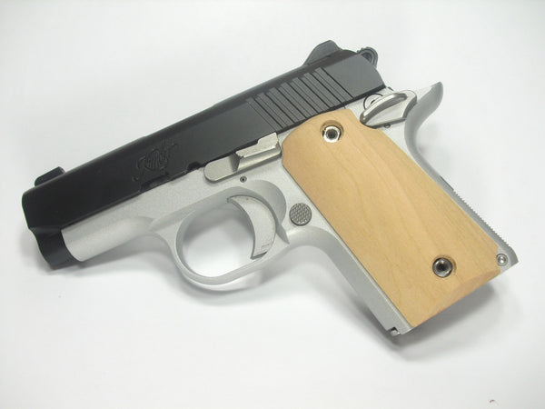 Unfinished Cherry Kimber Micro 9 Grips