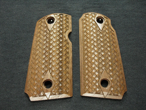 Walnut Braided Weave Kimber Micro 9 Grips