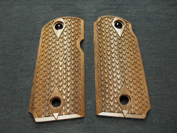 Walnut Dragon Scale Kimber Micro 9 Grips