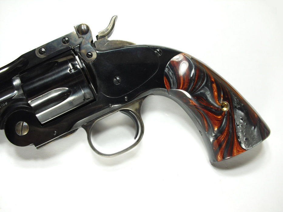Copper & Silver Pearl Uberti Schofield Grips