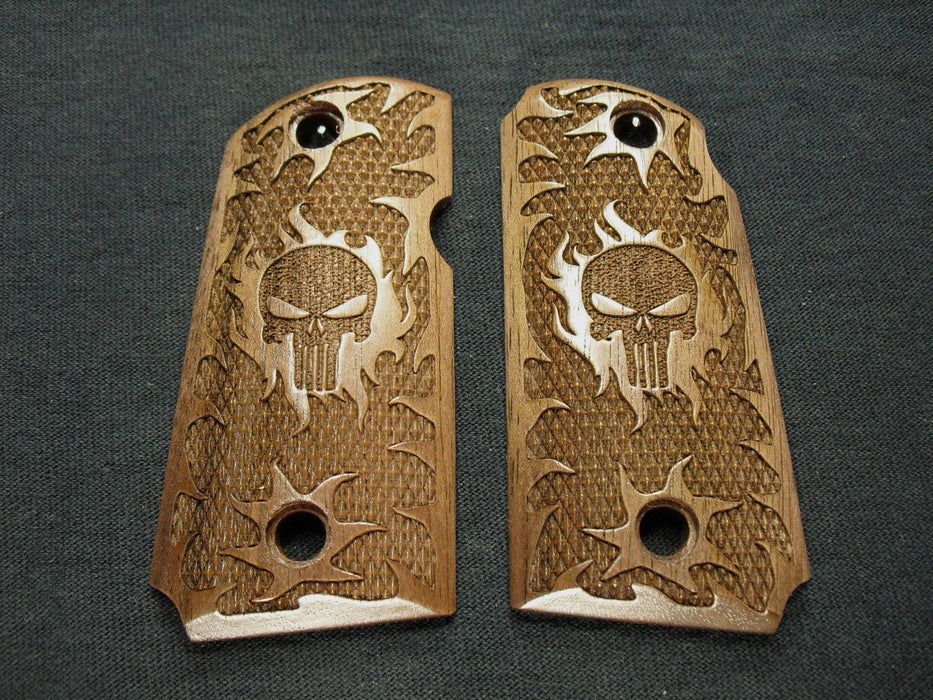 Walnut Punisher #1 Kimber Micro 9 Grips