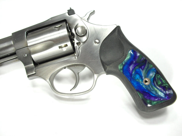--Abalone Pearl Ruger Sp101 Grip Inserts