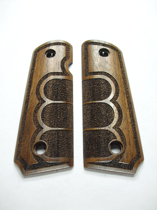 Walnut Grip Tape Texture 1911 Grips (Compact) X