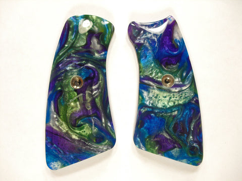 --Abalone Pearl Ruger Gp100 Grip Inserts