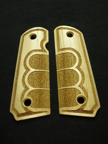 --Maple Grip Tape Texture 1911 Grips (Compact)