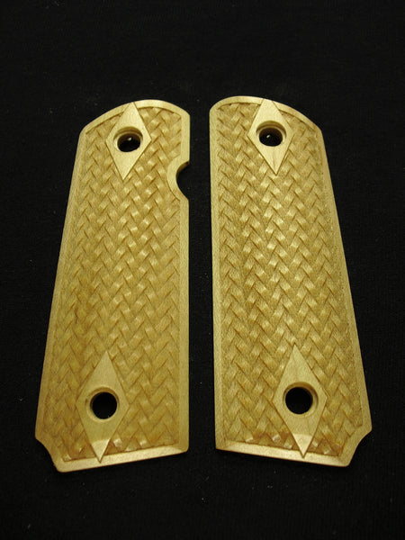 --Maple Braided Weave1911 Grips (Compact)